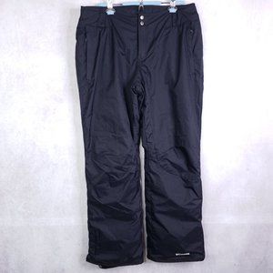 Columbia Sleek Heat Snow Pants Women's XL Black Ski Snowboard Full Length XL8015
